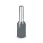 Preview: 100 pce. Wire end ferrule gray for 0,75mm²