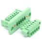 Preview: Steckbarer Klemmenblock-Steckverbinder mit Verriegelung 5-Pol 3,81mm Rastermaß 15A 300V