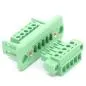 Preview: Steckbarer Klemmenblock-Steckverbinder mit Verriegelung 5-Pol 3,81mm Rastermaß 15A 300V