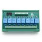Preview: 8-Kanal Relaismodul 24V DC, Wechsler 10A bis 230V AC