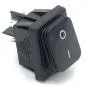 Preview: Rocker switch MOLVENO B448MASK-SW 250V/16A Black not illuminated