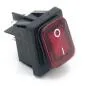Preview: Rocker switch MOLVENO B448MASK-RT 250V/16A red illuminated