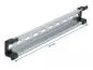 Preview: Hutschiene 35 x 15 mm (25 cm) Stahl gelocht