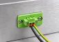 Preview: Steckbarer Klemmenblock-Steckverbinder mit Verriegelung 2-Pol 3,81mm Rastermaß 15A 300V