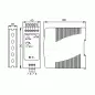 Preview: DIN rail power supply 24V 2,5A Meanwell MDR-60-24