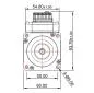Preview: JMC Closed Loop Stepper Motor 3 Nm with Integrated Driver and 31 mm shaft length