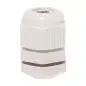 Preview: Cable gland M12x1.5 gray with nut, Ø3-6,5 mm