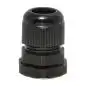 Preview: Cable gland M20x1,5 Black with counternut, Ø7-12 mm
