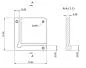 Preview: CNC touch plate edge finder 70x70mm