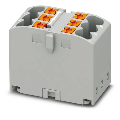 Distribution block Phoenix PTFIX 6X2,5 GY Gray
