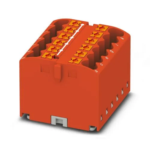 Distribution block Phoenix PTFIX 12X2.5 RD Red