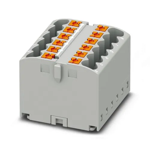 Distribution block Phoenix PTFIX 12X2.5 GY Gray