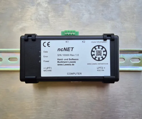 ncNET top-hat rail adapter