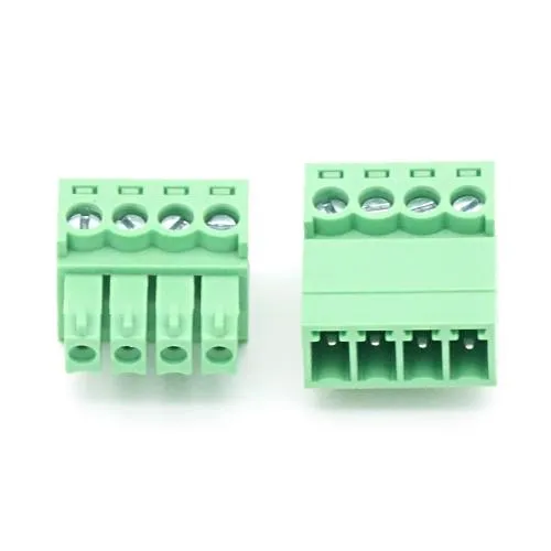 4-pole pluggable cable connectors