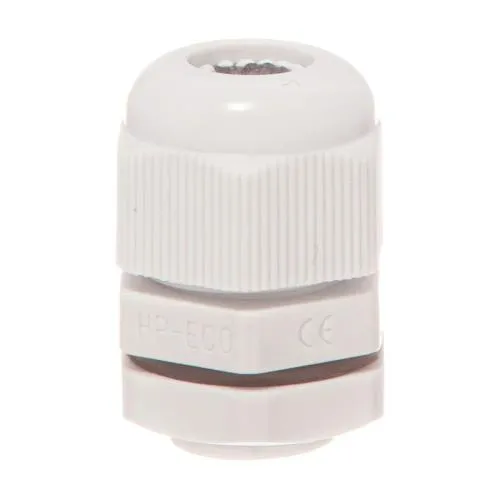 Cable gland M20x1,5 Grau with counternut, Ø7-12 mm