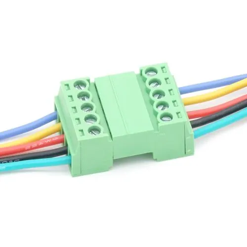 5-pole pluggable cable connectors