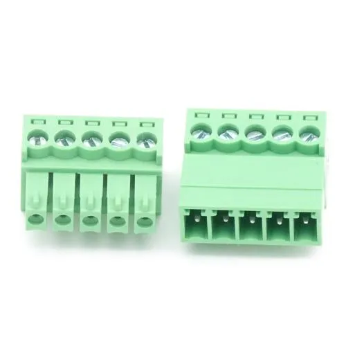 5-pole pluggable cable connectors