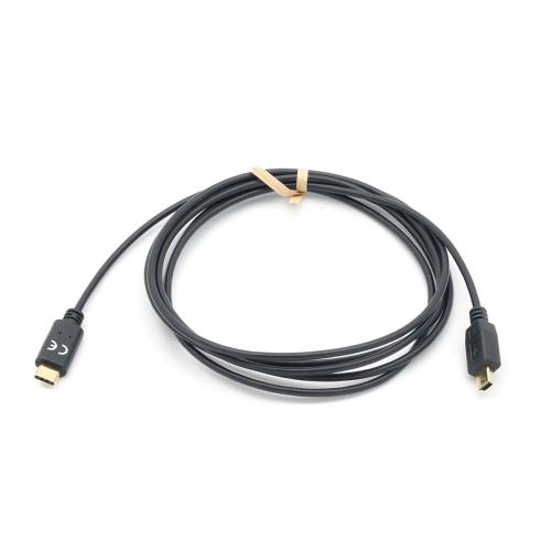 USB cable, 2.0 m, Delock USB 2.0, USB Type-C to Mini-B plug