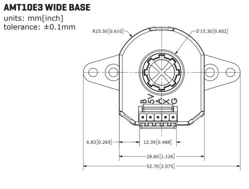 Incremental encoder CUI AMT10E3-V