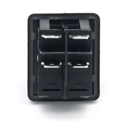Rocker switch MOLVENO B448MASK-SW 250V/16A Black not illuminated