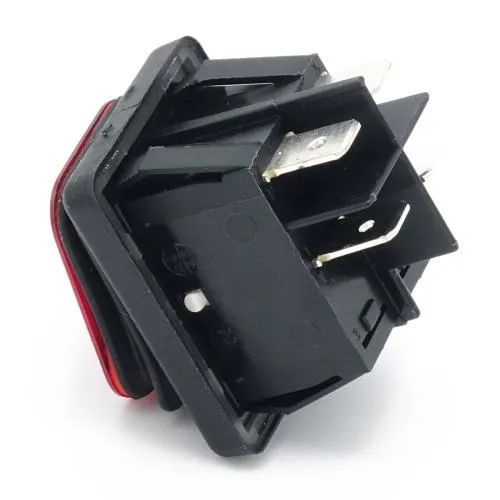 Rocker switch MOLVENO B448MASK-RT 250V/16A red illuminated