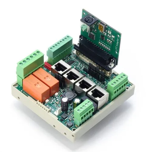 Benezan Mini Breakout-Board mit Parallelschnittstelle 4-Achs für Estlcam, Mach3 u. v. a.