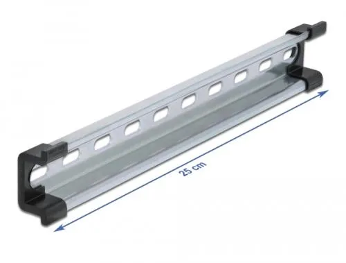 Hutschiene 35 x 15 mm (25 cm) Stahl gelocht