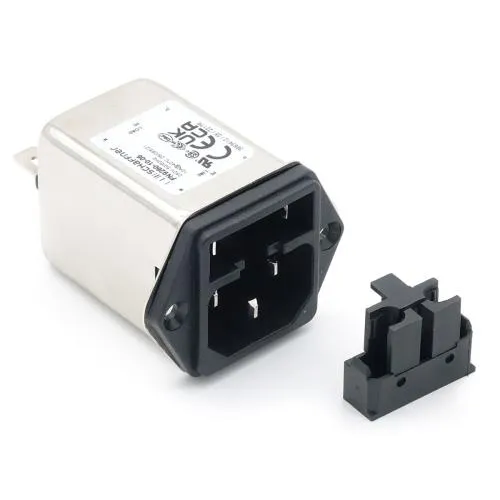 Netzfilter FN9260-10-06 mit Kaltgerätestecker und Sicherung 10A