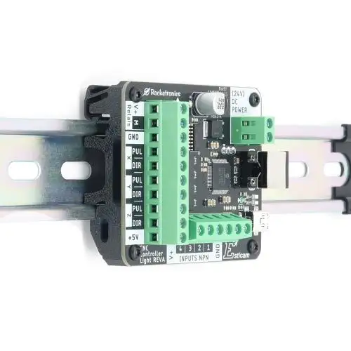 DIN rail holder for Estlcam terminal adapter