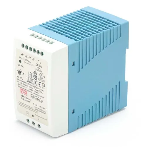 DIN rail power supply 24V 4.0A Meanwell MDR-100-24