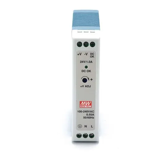 DIN rail power supply 24V 1A Meanwell MDR-20-24