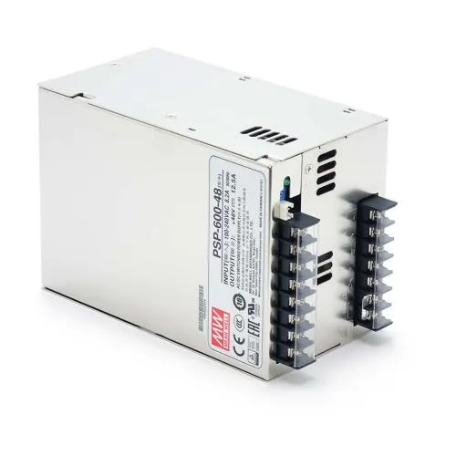 Switching power supply 48V 12,5A 600W Meanwell PSP-600-48