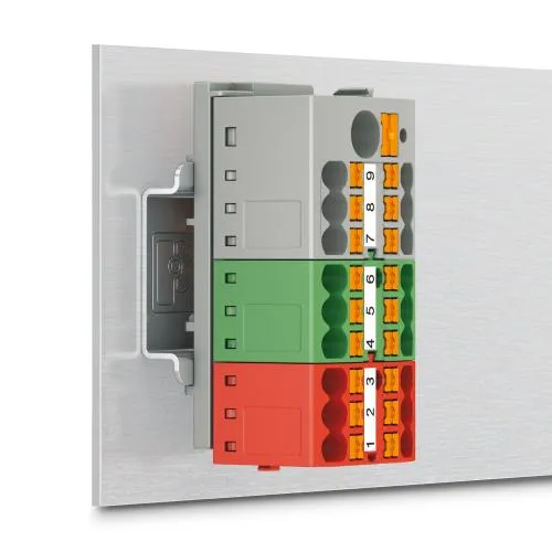 Distribution block Phoenix PTFIX 12X2.5 RD Red