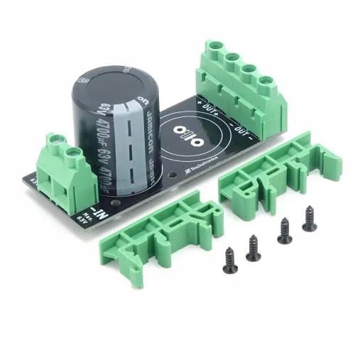 Buffer capacitor 9400uF / 63 V for DIN rail