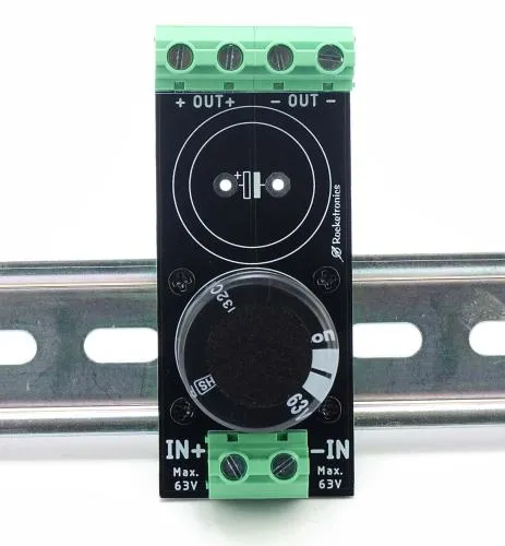 Charging capacitor 4700uF / 63 V for DIN rail