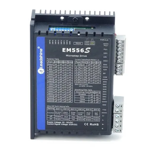 Stepper Motor Driver Leadshine EM556S Digital 20-50V 5.6A
