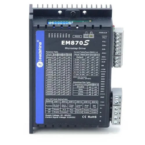 Stepper Motor Driver Leadshine EM870S Digital 20-80V 7.0A
