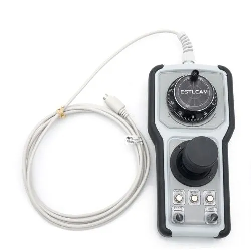 Estlcam Handrad mit 3m Kabel mit Joystick und Encoderrad