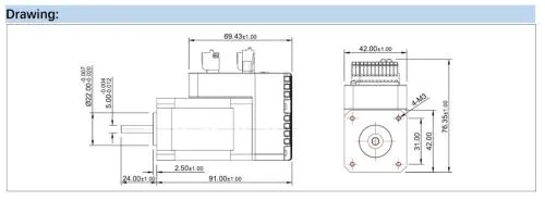 JMC Servomotor mit integriertem Treiber 52 Watt