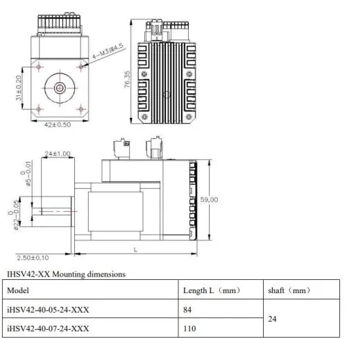 JMC Servomotor mit integriertem Treiber 78 Watt