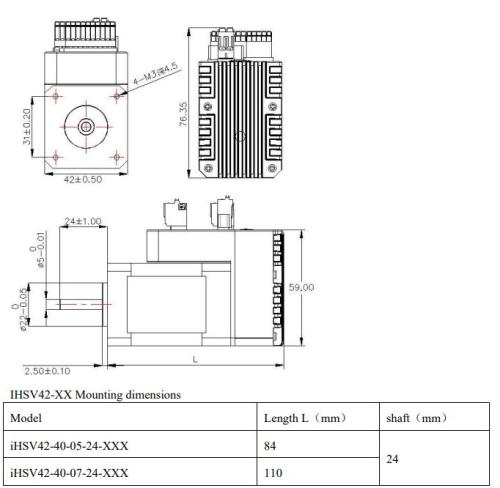 JMC Servomotor mit Treiber 72W 3000rpm NEMA17