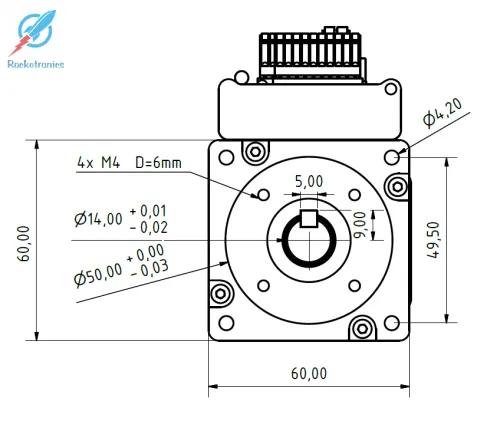 JMC Servomotor mit integriertem Treiber 400 Watt Softwareversion 6