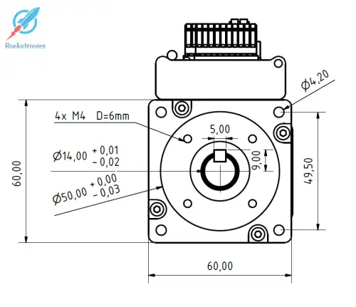 JMC Servomotor mit integriertem Treiber 400 Watt und Bremse Softwareversion 6