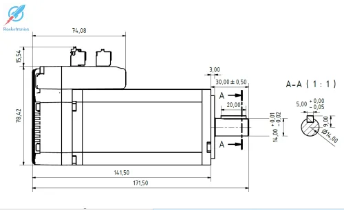 JMC Servomotor mit integriertem Treiber 400 Watt Softwareversion 6