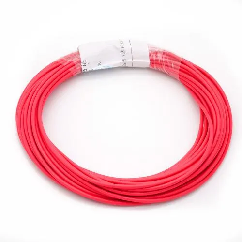 Flexible stranded wire H05V-K 0.75 mm²  RED 