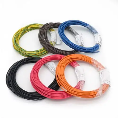 Flexible stranded wire H05V-K 0.75 mm²  Black