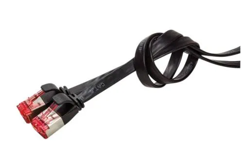 LOGILINK Patch Cable SlimLine CAT.6A U/FTP black 2.00 m