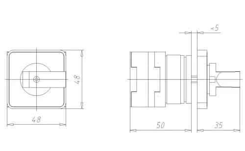 T0-2-1/E EIN/AUS-Schalter Nockenschalter 3-Polig 20A