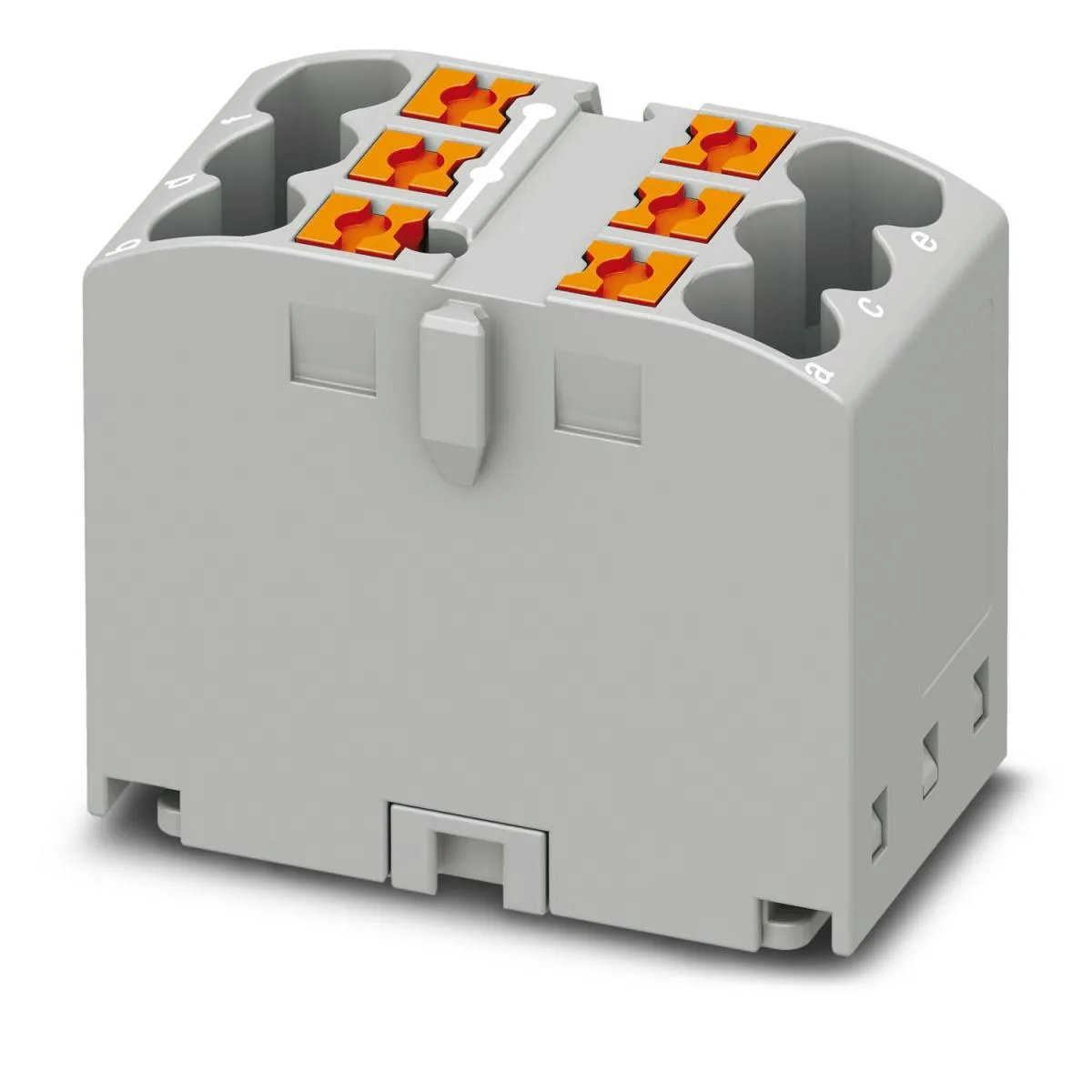 Distribution block Phoenix PTFIX 6X2,5 GY Gray