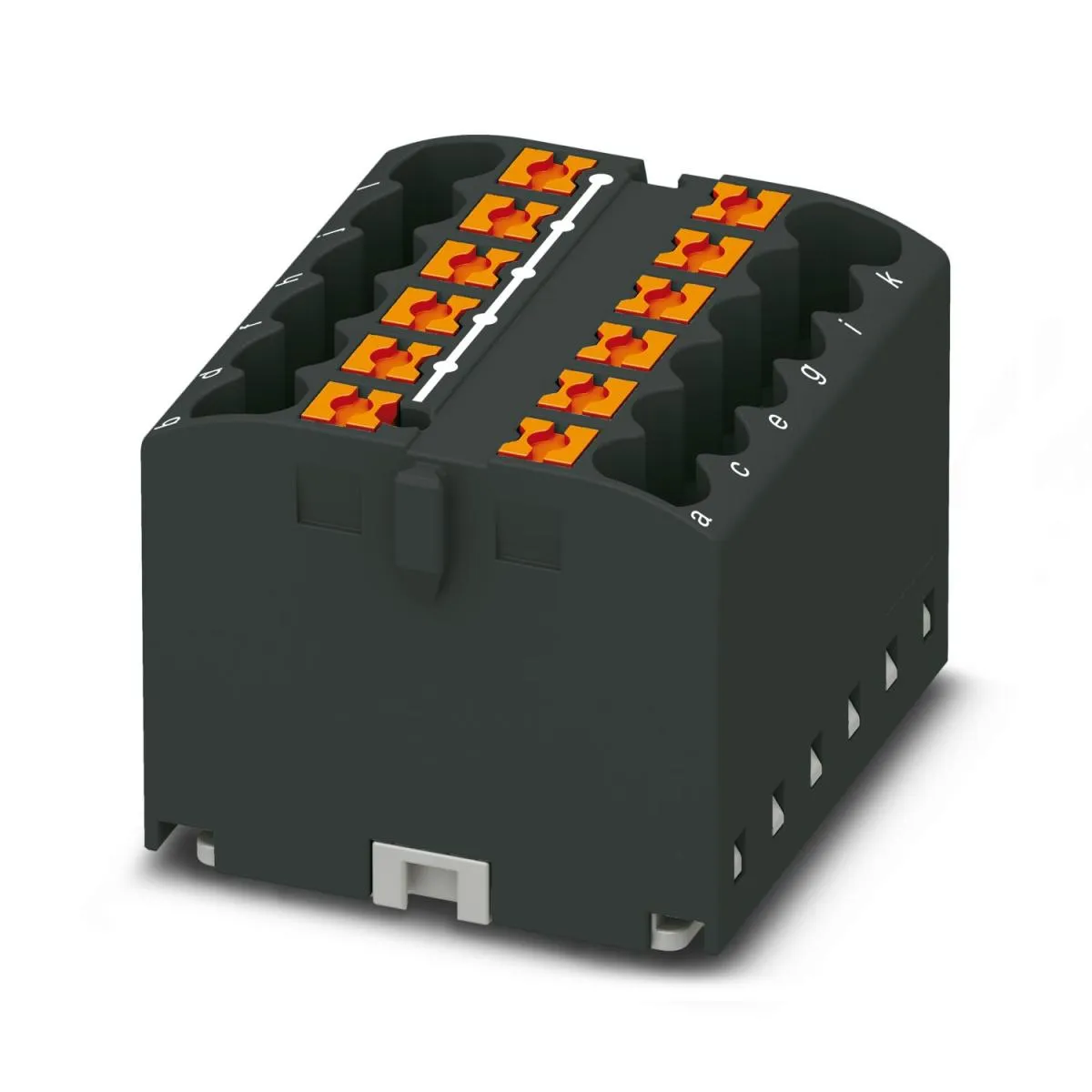Distribution block Phoenix PTFIX 12X2.5 BK Black